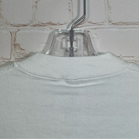 Vintage 1999 Pilot Pen M Adult White Sweatshirt Size Large Michelob Light USA - Picture 9 of 9